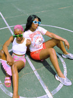 Pink HOA Yoga Shorts